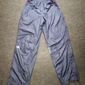 Vintage 1999 Adidas Team Full-Zip Track Pants Men's XL Navy Blue Tearaway‎ Pants